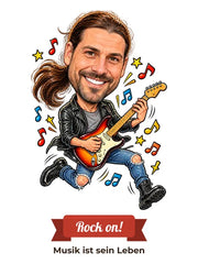 Karikatur als Geschenk für Musiker