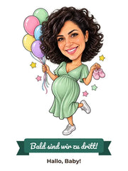 Karikatur: Babyparty