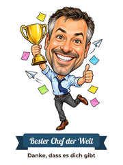 Karikatur: Chef