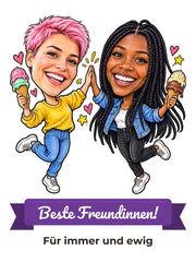 Karikatur: Freundschaft