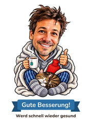 Karikatur: Gute Besserung