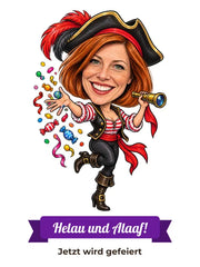 Karikatur: Karneval / Fasching