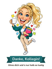 Karikatur: Kollegin