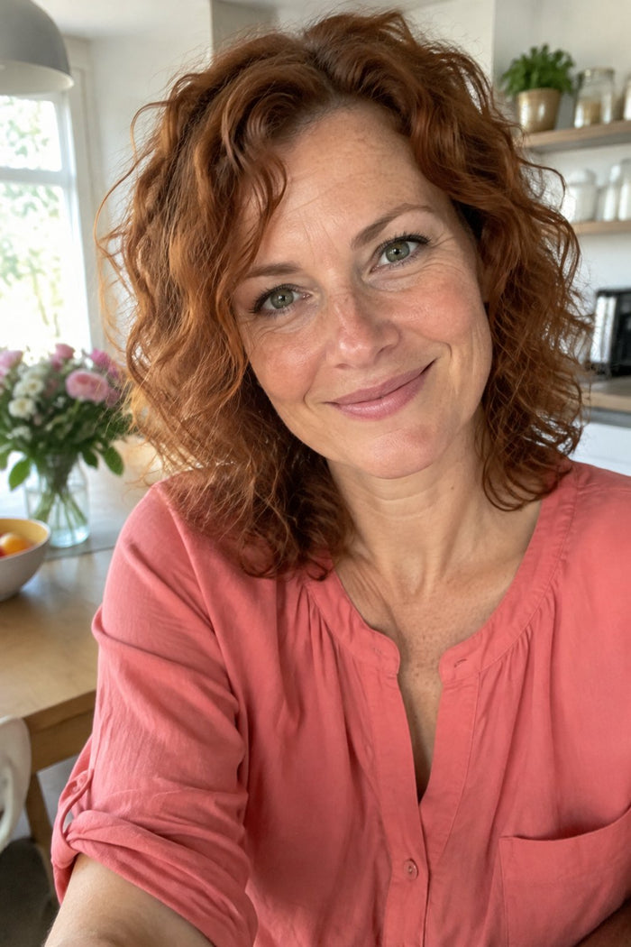 Beispielbild: Ausgangsfoto einer fiktiven Person zum Anlass Muttertag