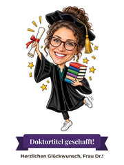 Karikatur: Doktortitel
