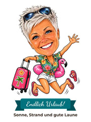Karikatur: Urlaub & Reise