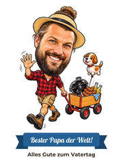 Karikatur: Vatertag