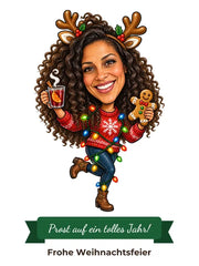 Karikatur: Weihnachtsfeier (Firma)